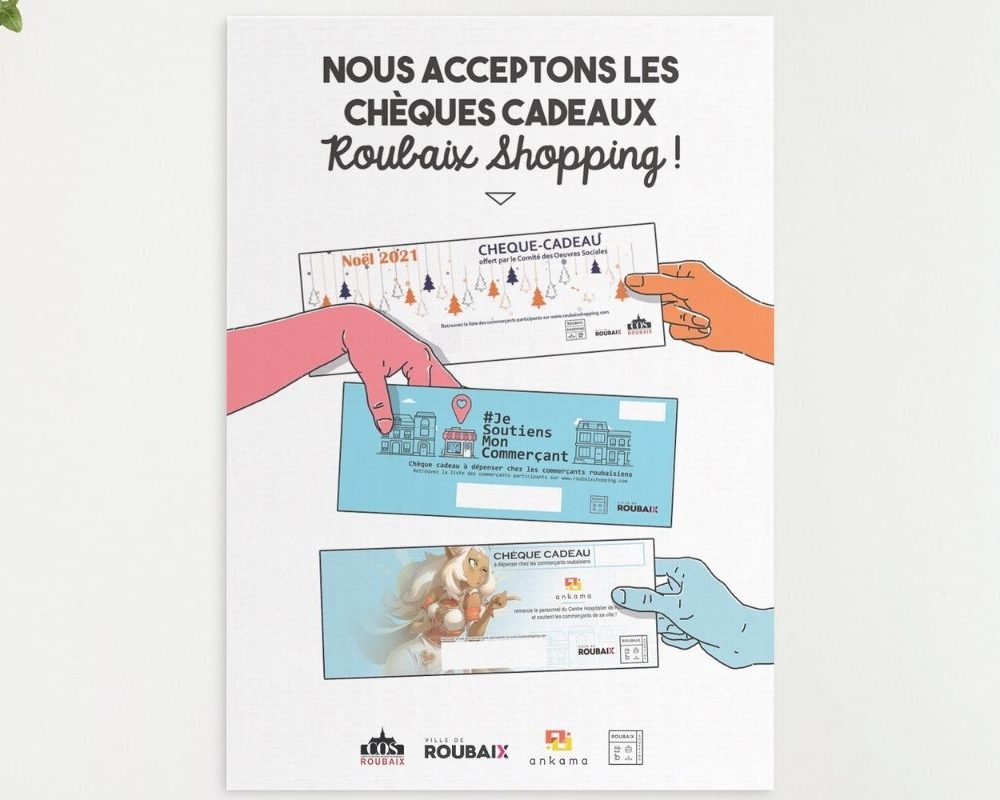 LISTE DES COMMERÇANTS ACCEPTANT LES CHÈQUES CADEAUX ROUBAIX SHOPPING