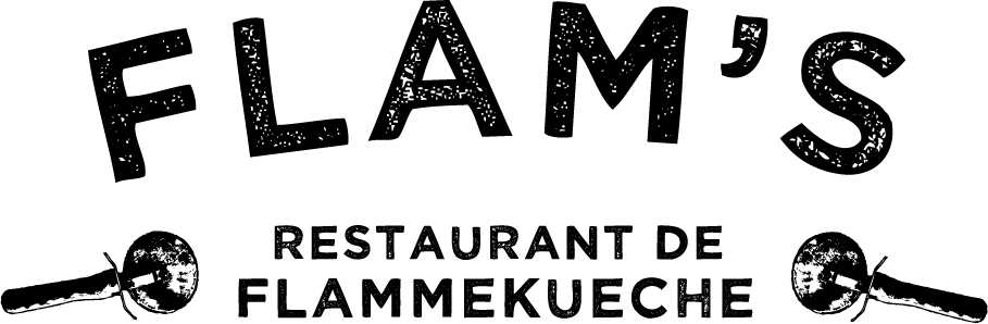 Logo noir et blanc Flam's Roubaix